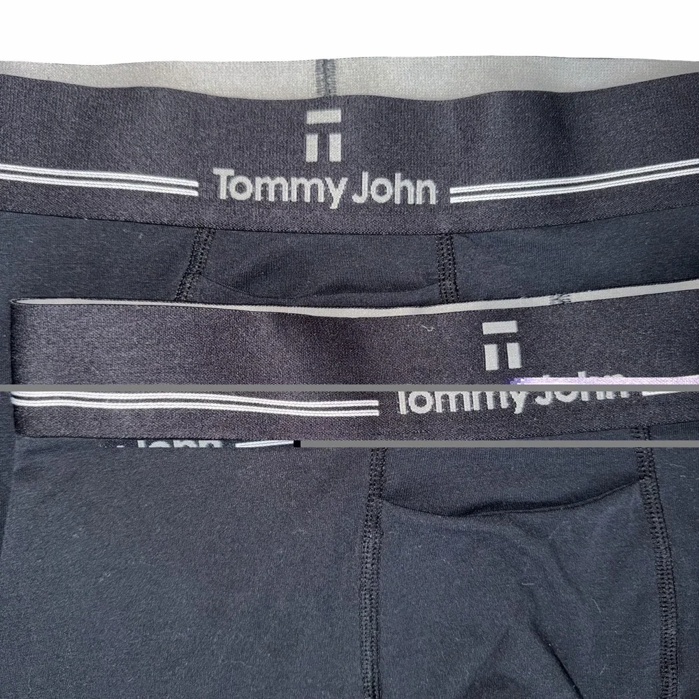 (2) Tommy‎ John Apollo Boxer Briefs Black Men's M